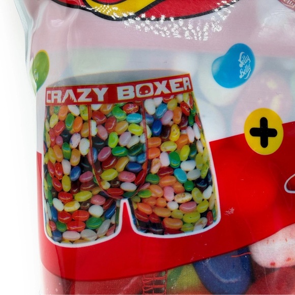 Jelly Belly Jelly beans Crazy Boxer Briefs Mens XL Underwear and Socks Gift Set - Picture 5 of 10